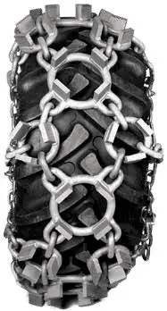 Trygg - "Bearpaw" Heavy Duty Skidder Ring Chain with Grousers on Junction Rings (1⅜" Main Ring, ⅞" Tag, ¾" Strap, ⅝" Side Chain)
