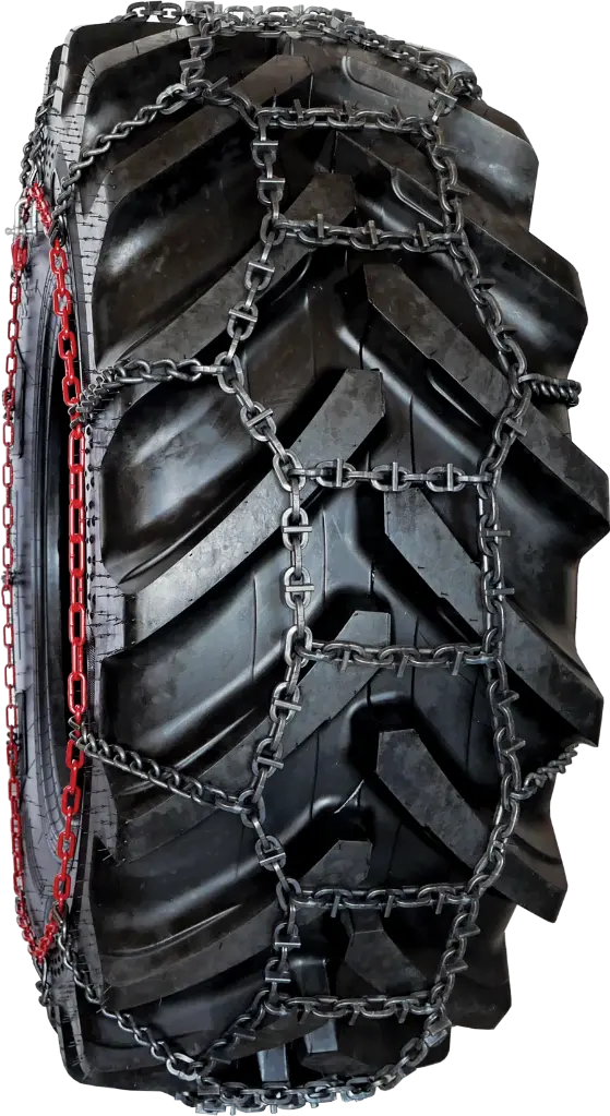 Trygg - Safety Grip Pattern Tractor Chain | Square link w/ Wear Bars  (7mm - 9/32") [513387]