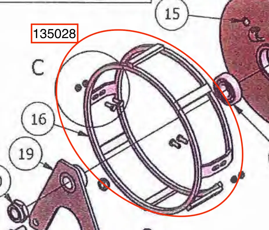 [135028] Norse - Wire Rope Cage | Model 350/3501 [135028]