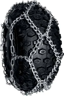[425211] Trygg - "All Terrain 6" Studded Diamond-Pattern ATV, UTV, SxS & Compact Tractor Chain (6mm - 1/4") Tire Sizes: 20x10-8 \ 20x9-8 \ 20x8-8 \ 20x8-10