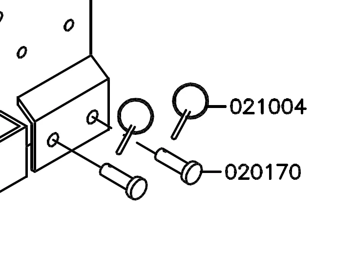 [020170] Norse - Hinged Skid Plate Mounting Pin [020170]