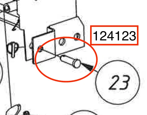 [124123] Norse - Category 1 Hitch Pin [124123] SUPERSEDED BY: 021320