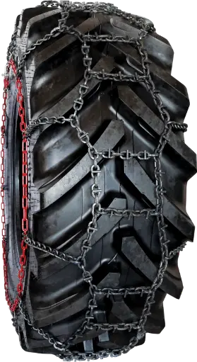 [513387] Trygg - Safety Grip Pattern Tractor Chain | Square link w/ Wear Bars  (7mm - 9/32") [513387]